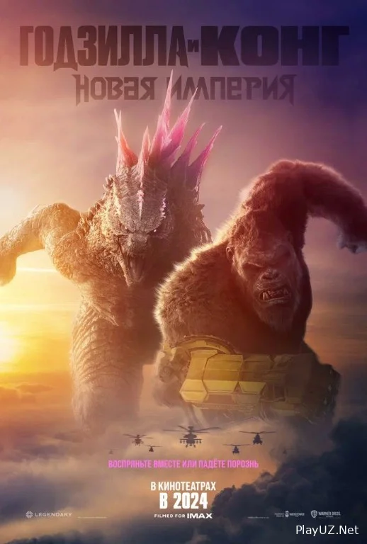 GODZILLA VA KING KONG Yangi imperya Uzbek tilida 2024 O'zbek tilida HD